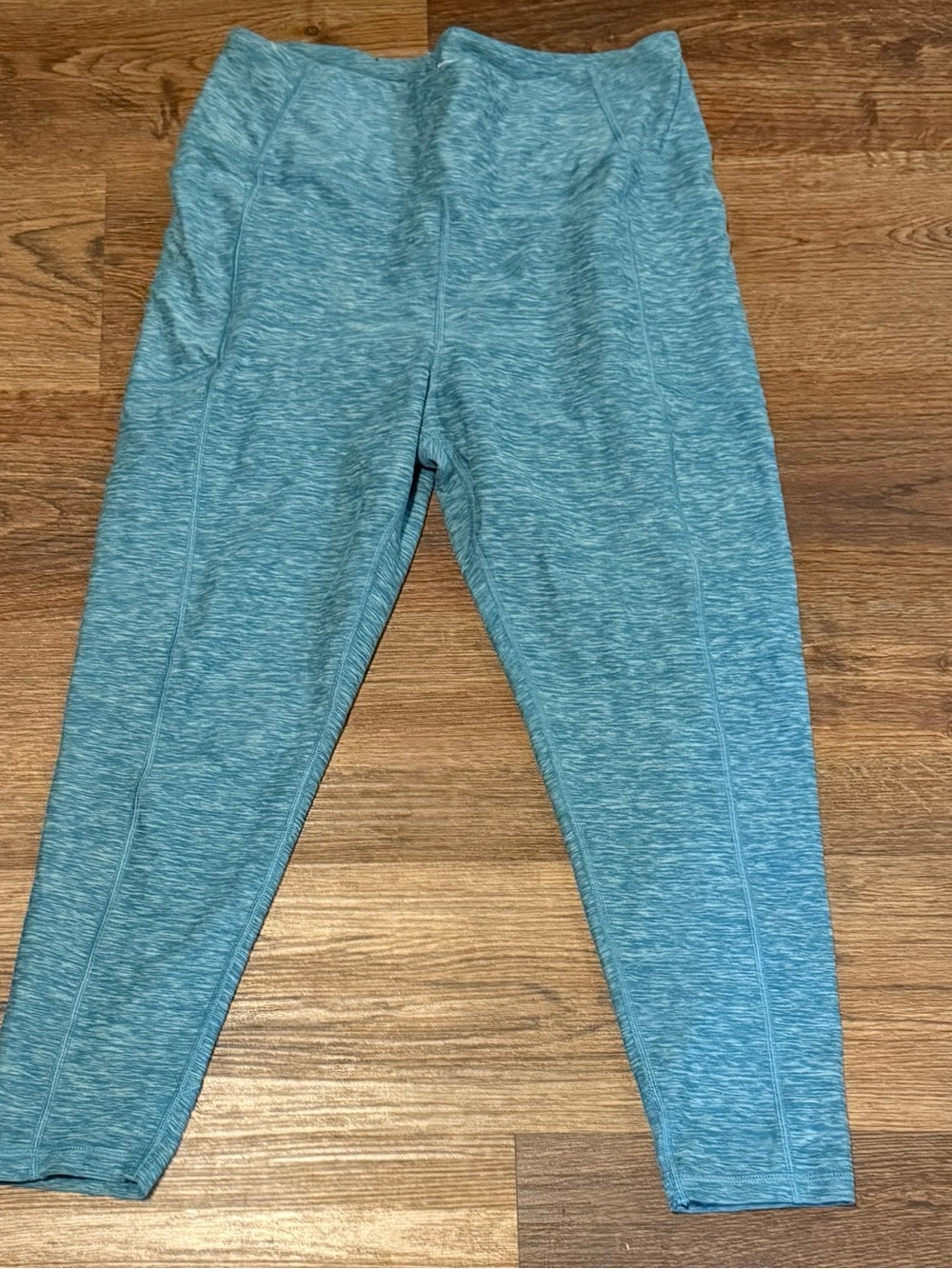 Victoria's Secret Teal Space-Dye High-Waist Leggings